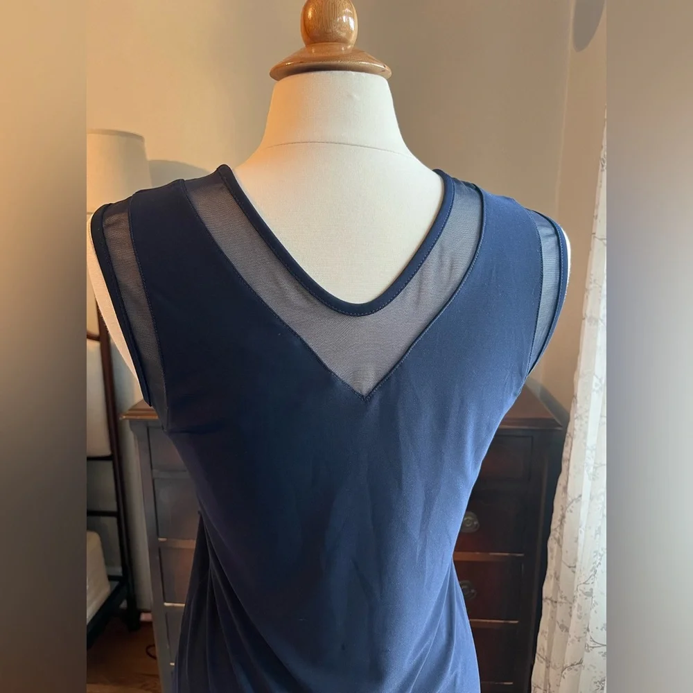 Joseph Ribkoff Midnight Blue Dressy Tank - Picture 2 of 6